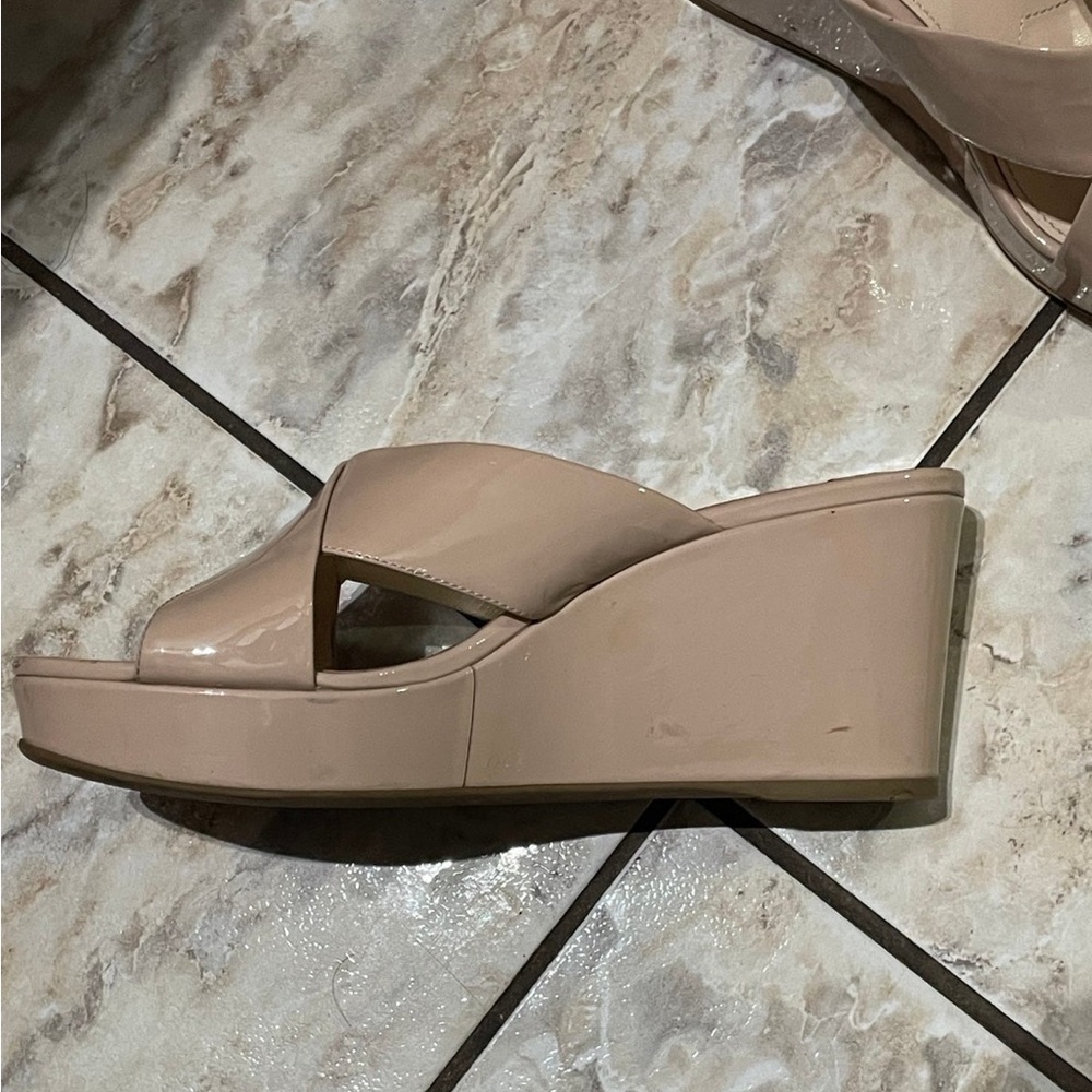 Authentic Prada criss cross wedges SuperCute ! - Picture 4 of 8